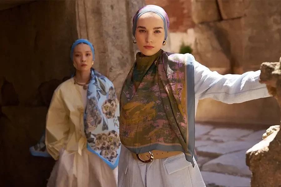 2025 Yazının Şal Renk Trendleri