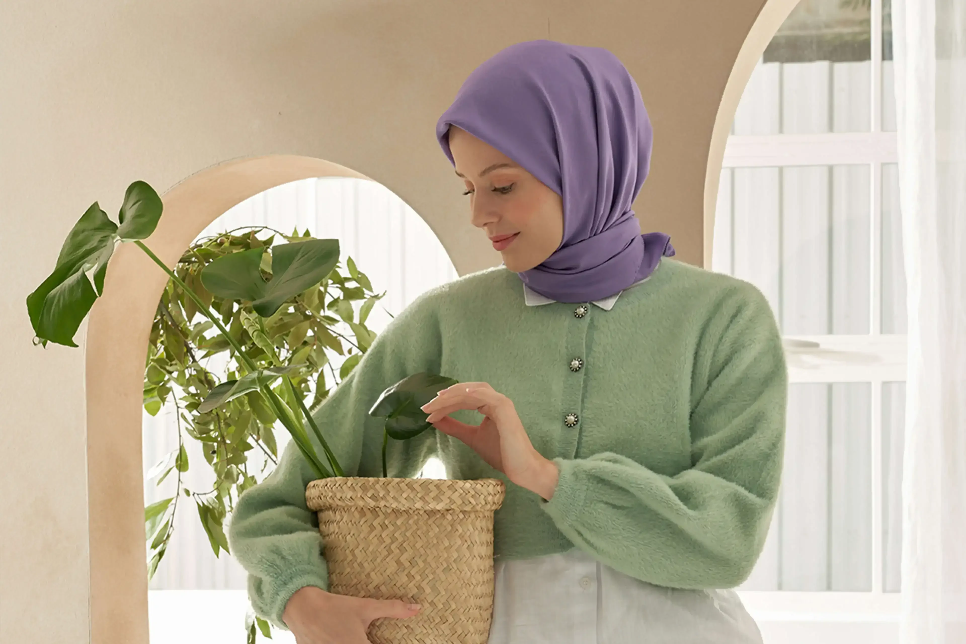 PAMUKLU EŞARP MODASI