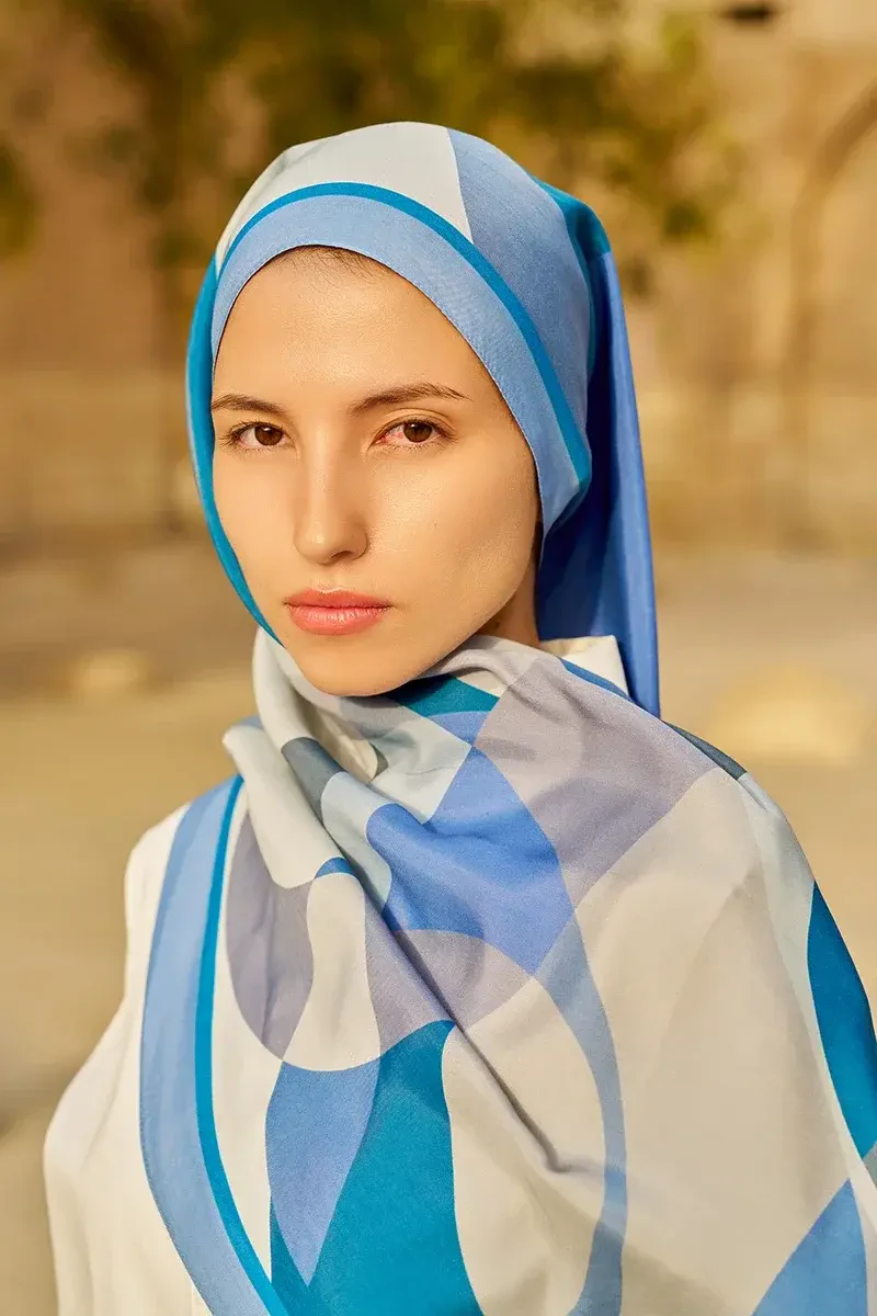 Ashen Floş Viskon Şal - Lilac - ED SCARF