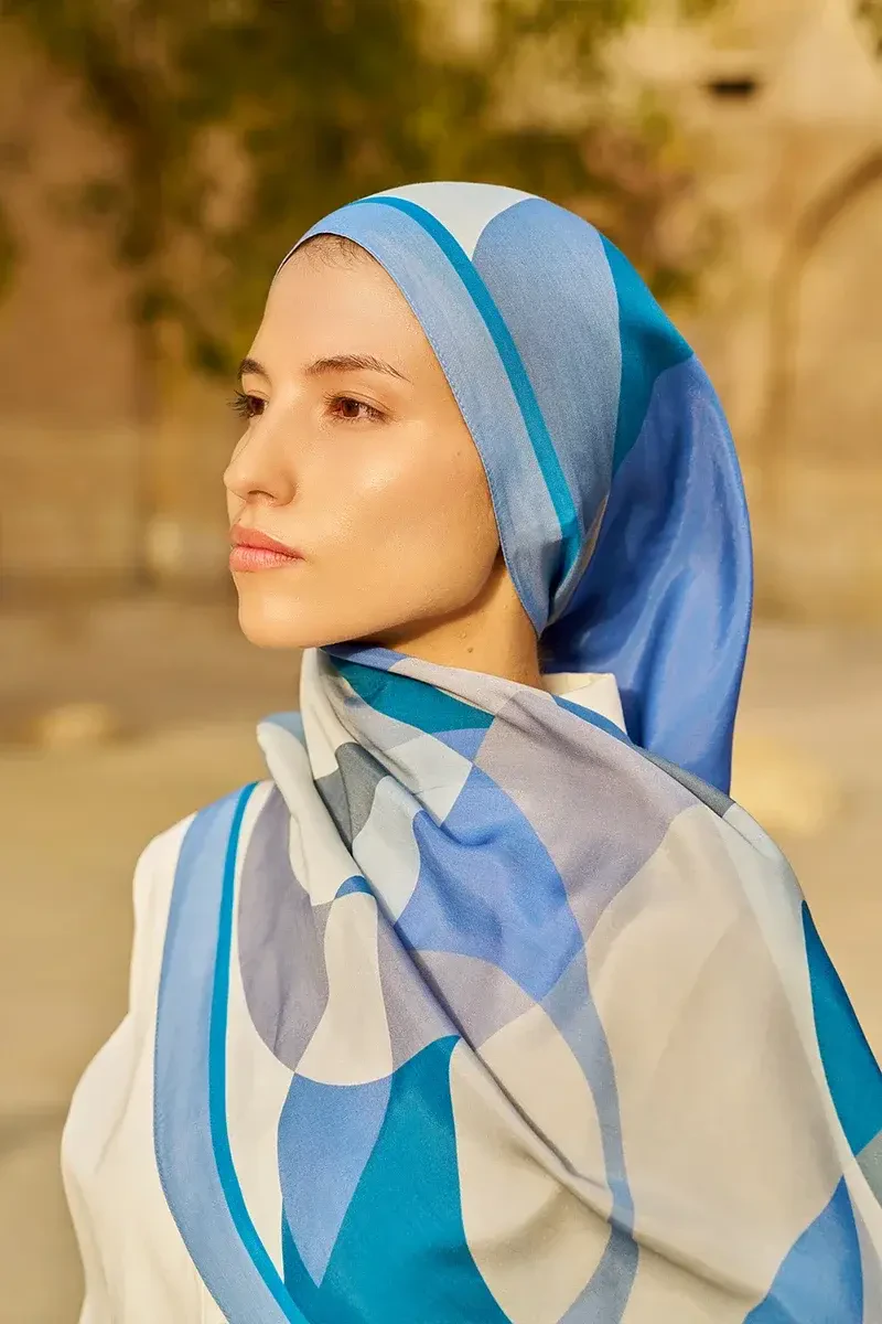 Ashen Floş Viskon Şal - Lilac - ED SCARF