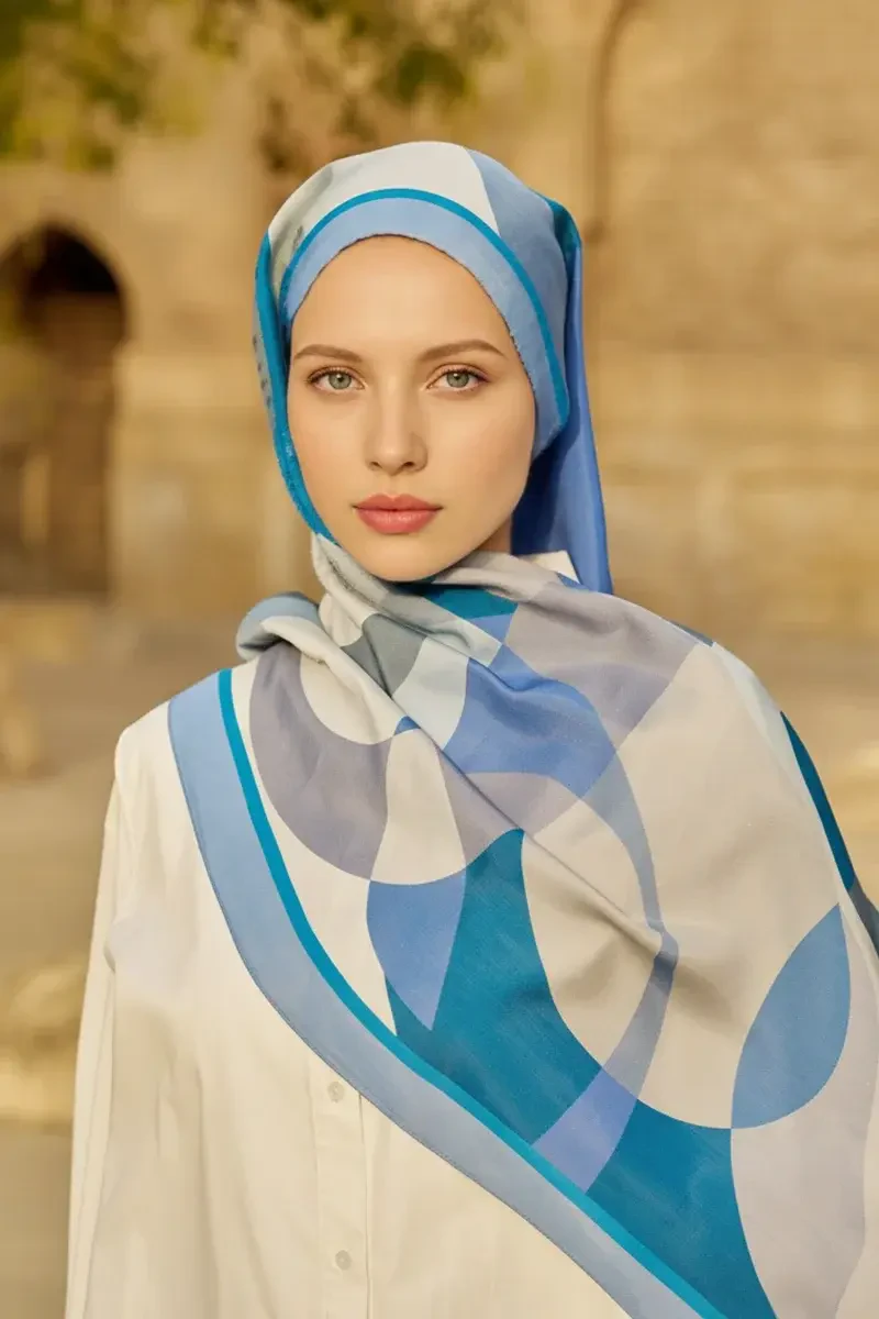 Ashen Floş Viskon Şal - Lilac - ED SCARF