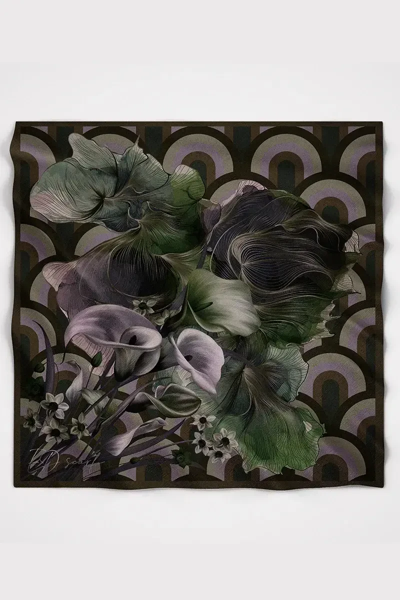 Calla Modal Eşarp - Acı Kahve - ED Scarf