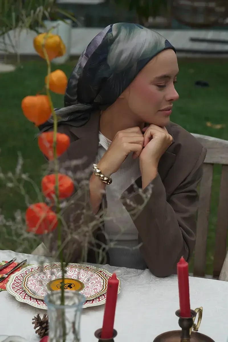 Calla Modal Eşarp - Acı Kahve - ED Scarf