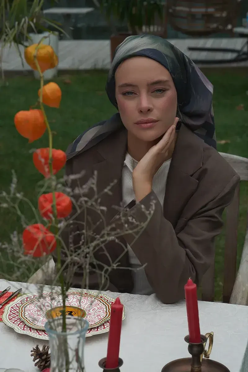 Calla Modal Eşarp - Acı Kahve - ED Scarf