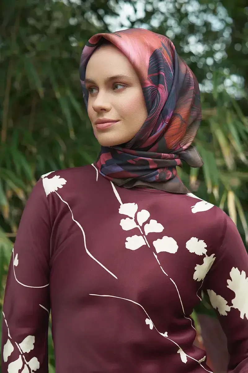 Calla Modal Eşarp - Kahve - ED Scarf