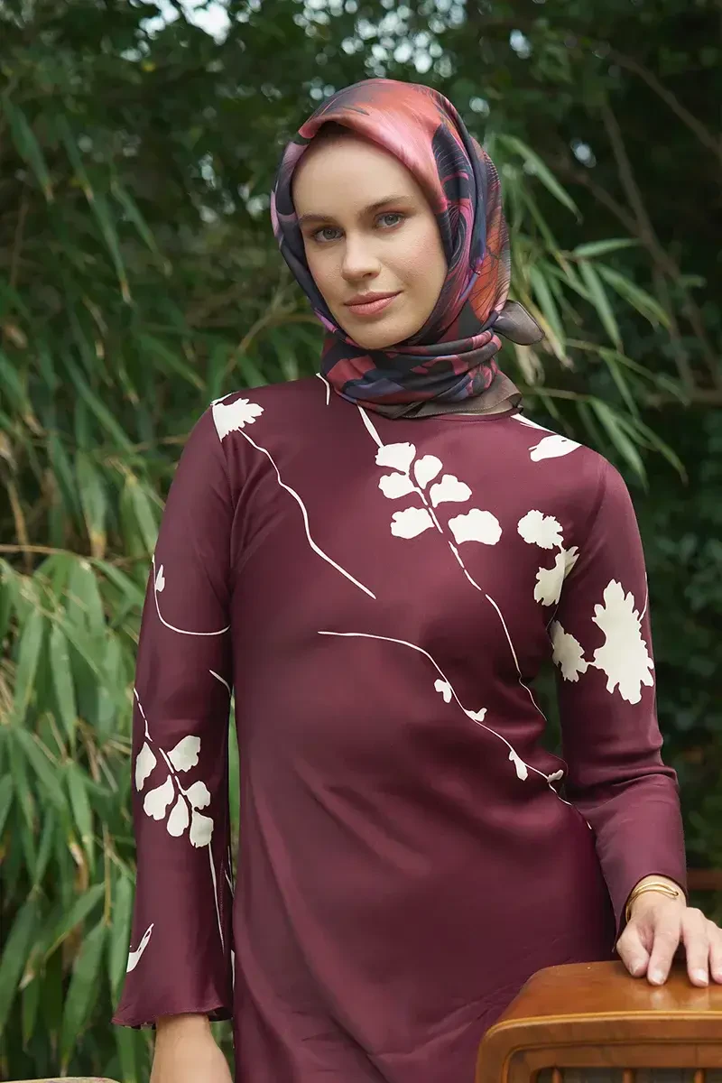 Calla Modal Eşarp - Kahve - ED Scarf