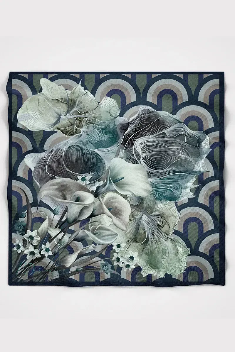 Calla Modal Eşarp - Lacivert - ED Scarf