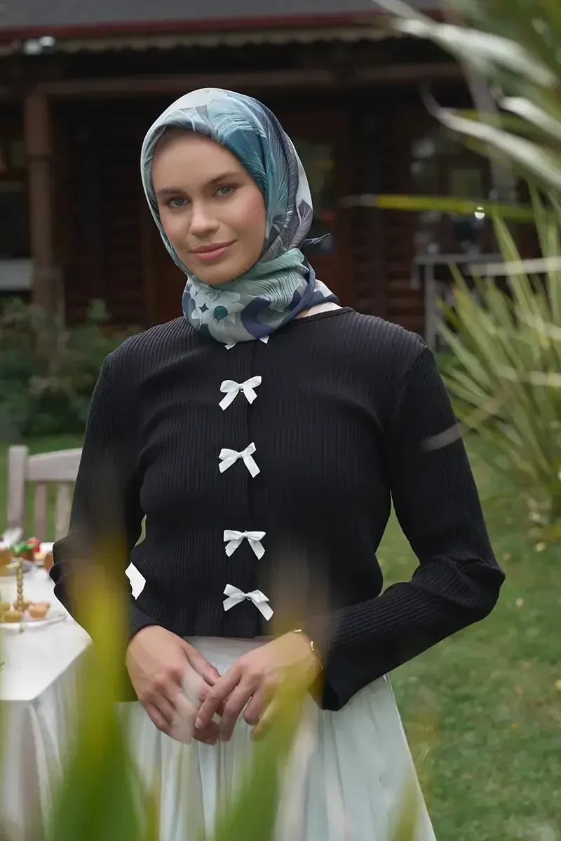 Calla Modal Eşarp - Lacivert - ED Scarf