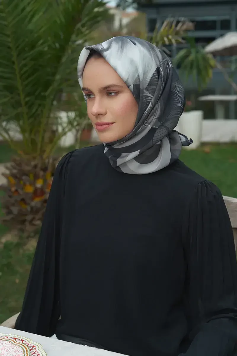 Calla Modal Eşarp - Siyah - ED Scarf