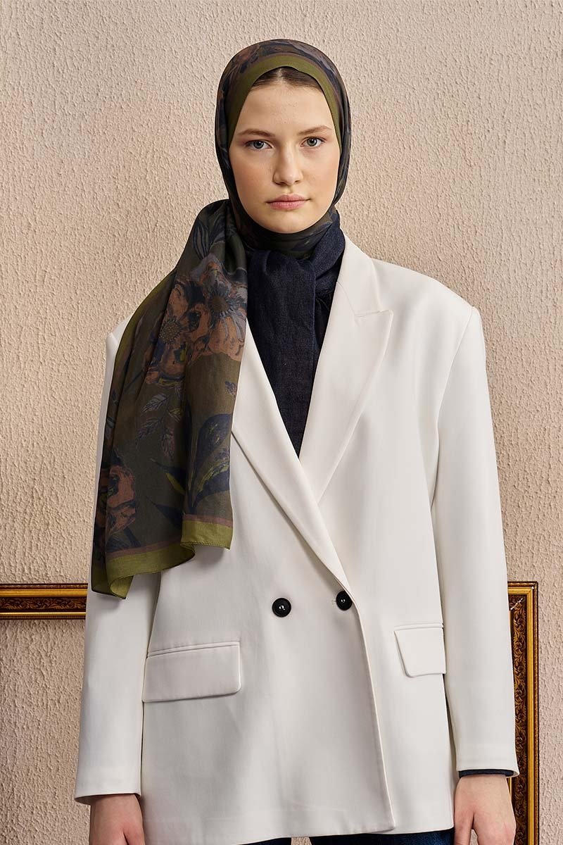 Celebrity Carmina Şal - Yeşil - 2