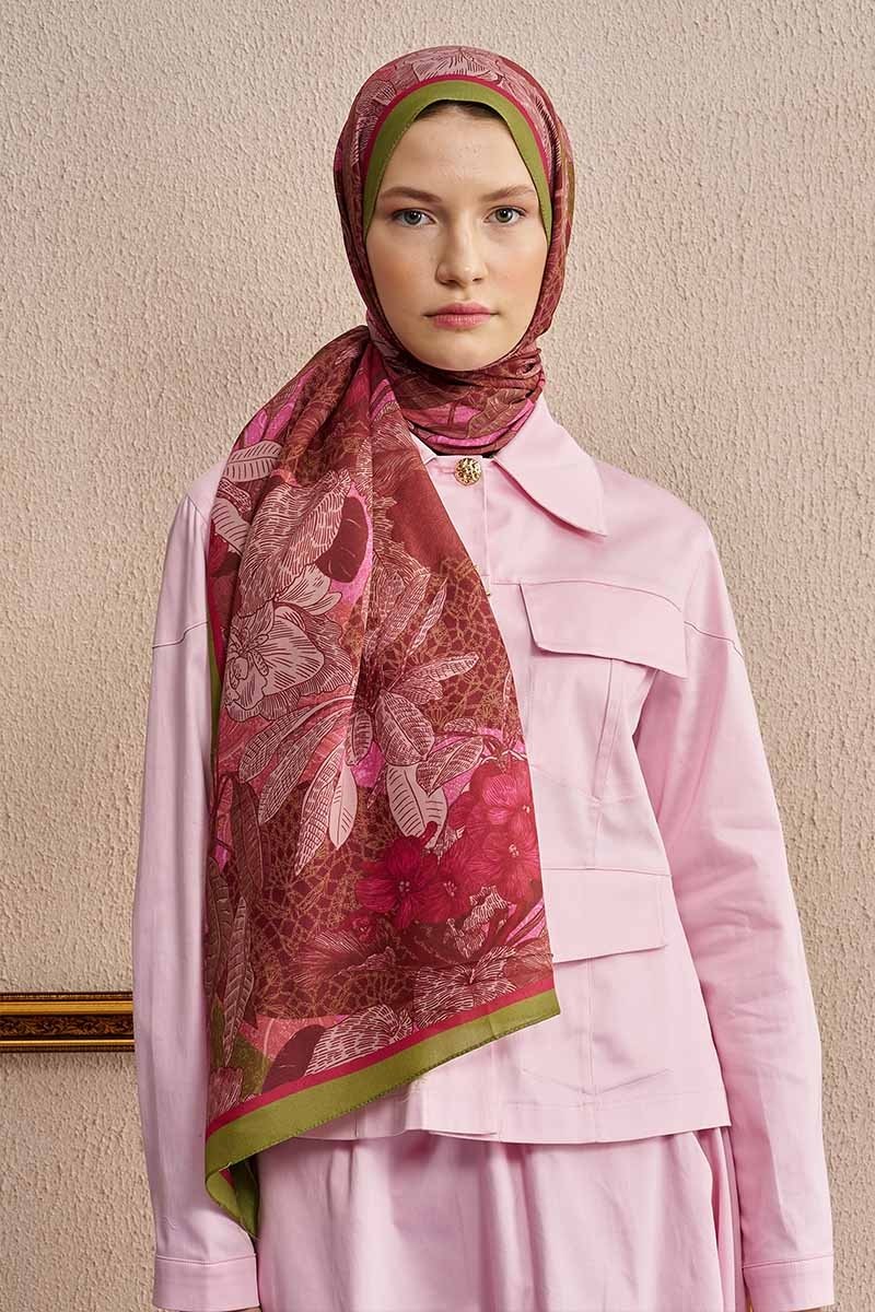 Celebrity Fiorenza Şal - Yağ Yeşili - 1