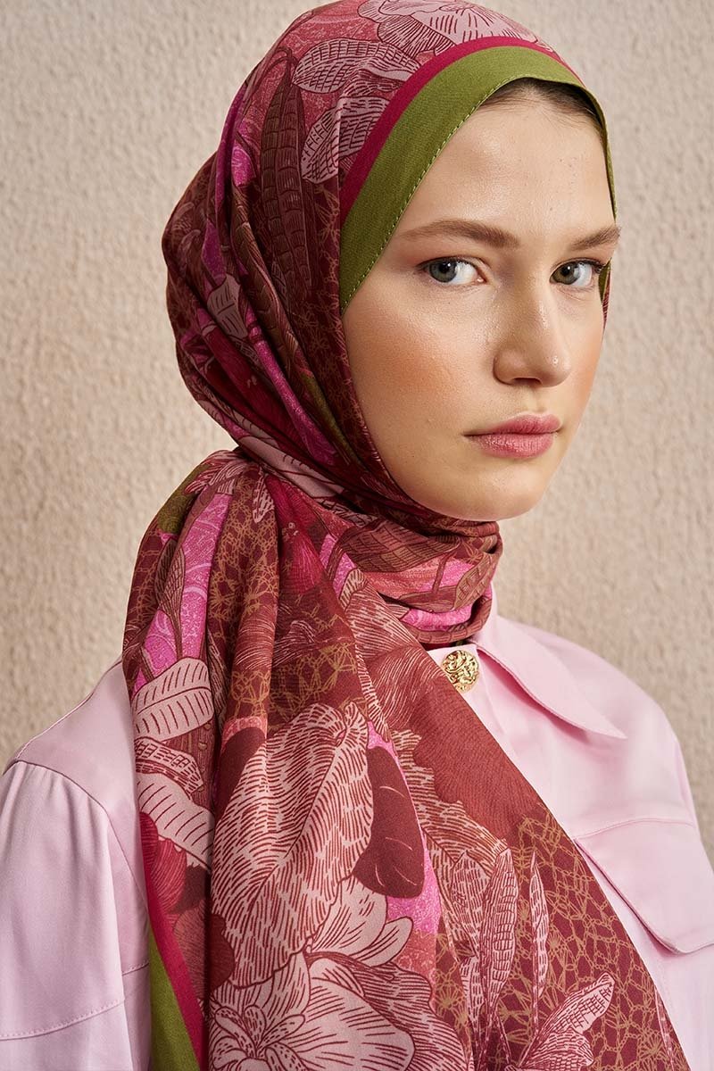 Celebrity Fiorenza Şal - Yağ Yeşili - 3