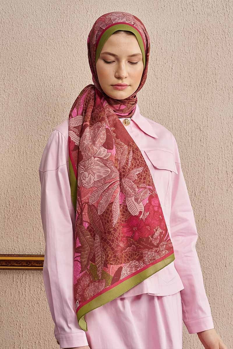 Celebrity Fiorenza Şal - Yağ Yeşili - 4