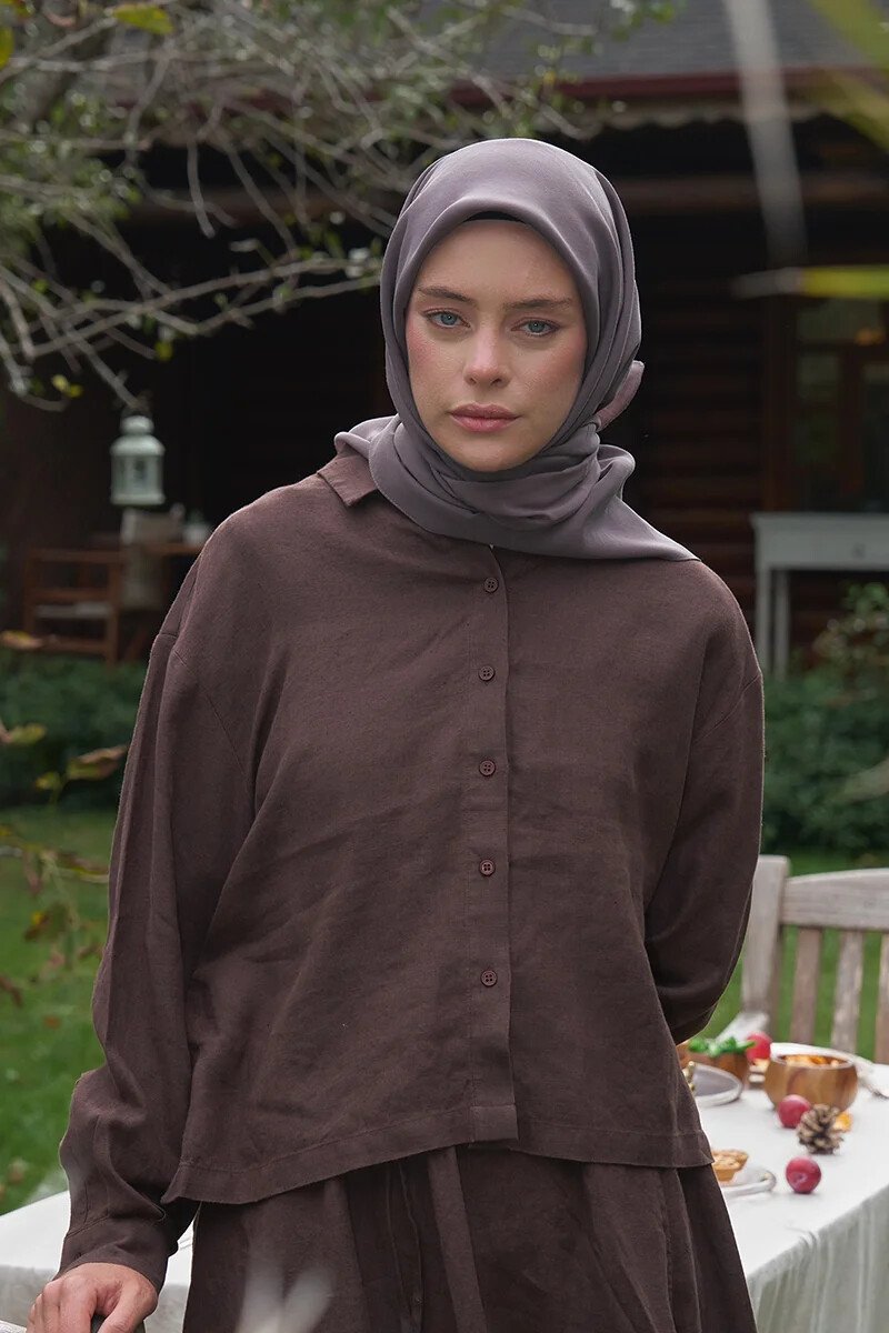 Classic Collection Modal Eşarp - Antrasit - ED Scarf