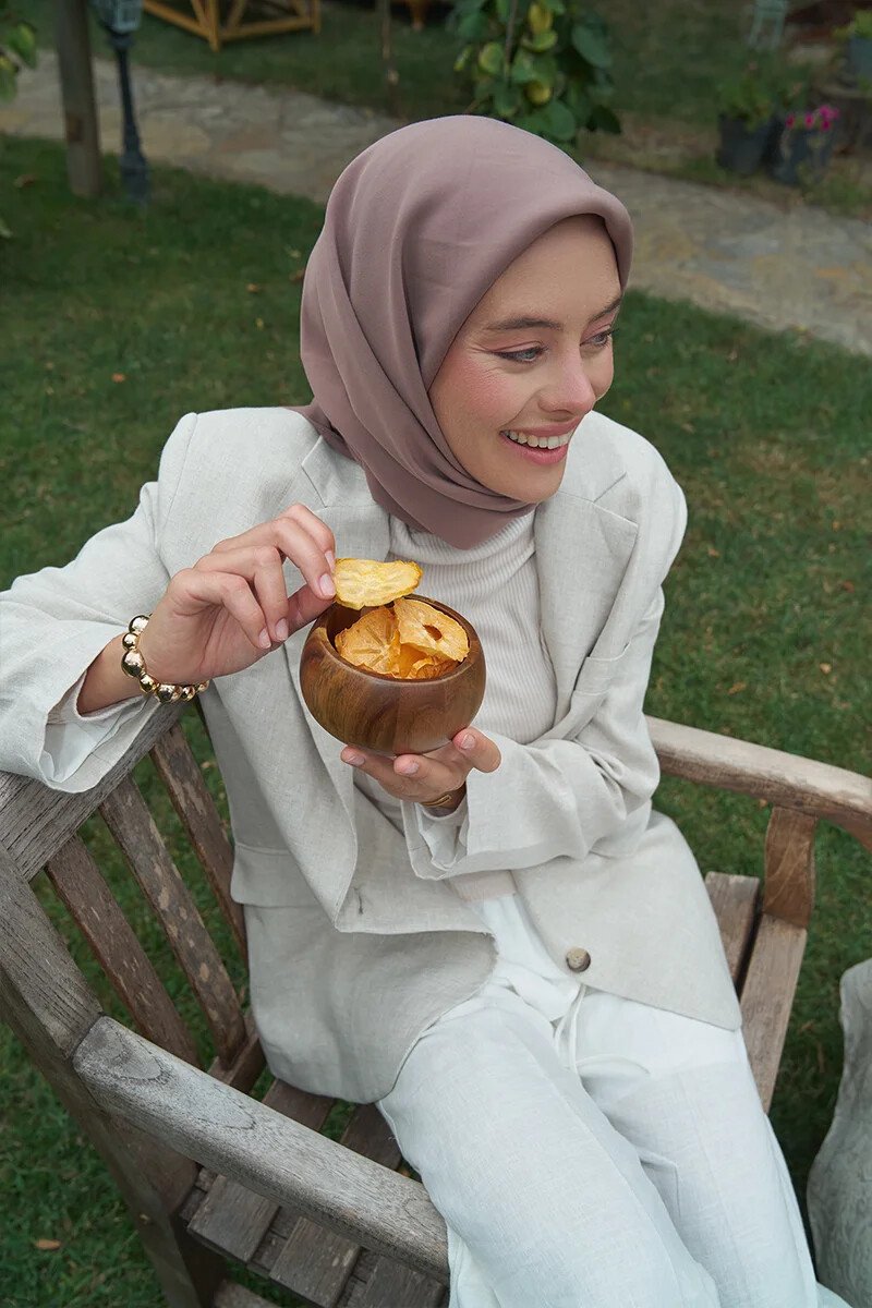 Classic Collection Modal Eşarp - Kahverengi - ED Scarf