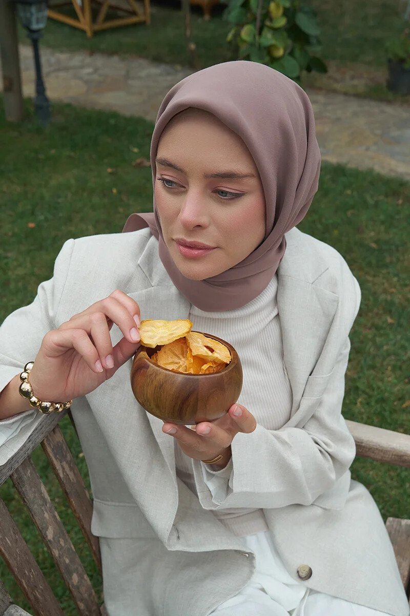 Classic Collection Modal Eşarp - Kahverengi - ED Scarf