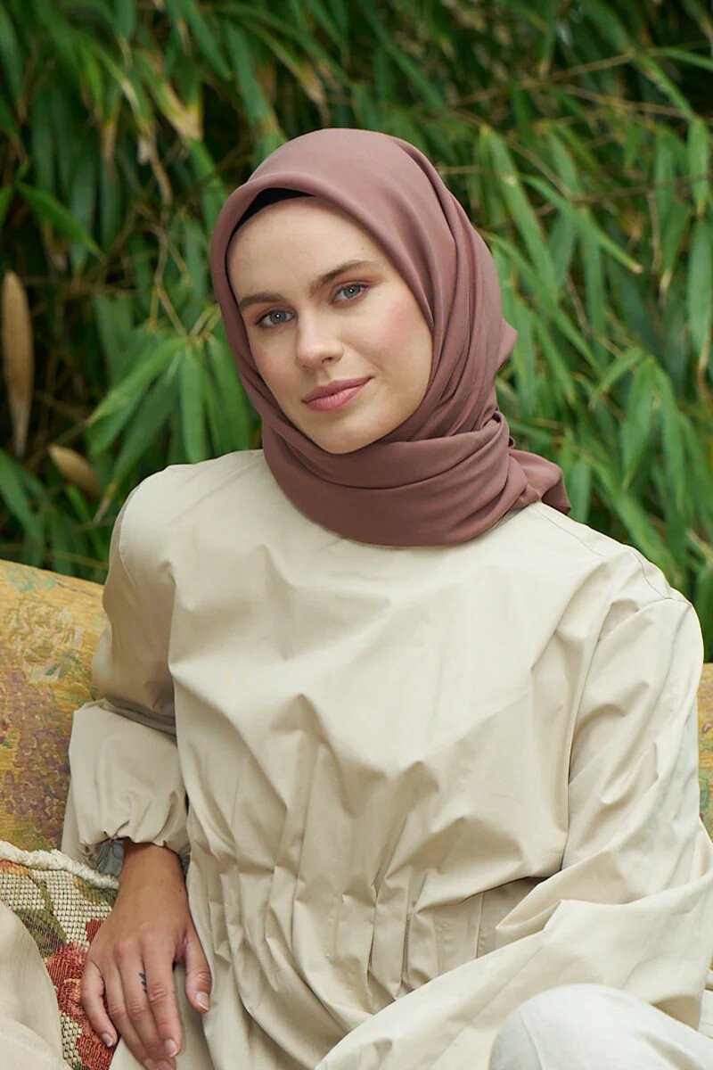 Classic Collection Modal Eşarp - Kızıl Kahve - ED Scarf