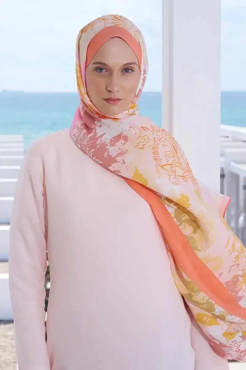 Curated Paradise Şal - Yavruağzı - ED Scarf