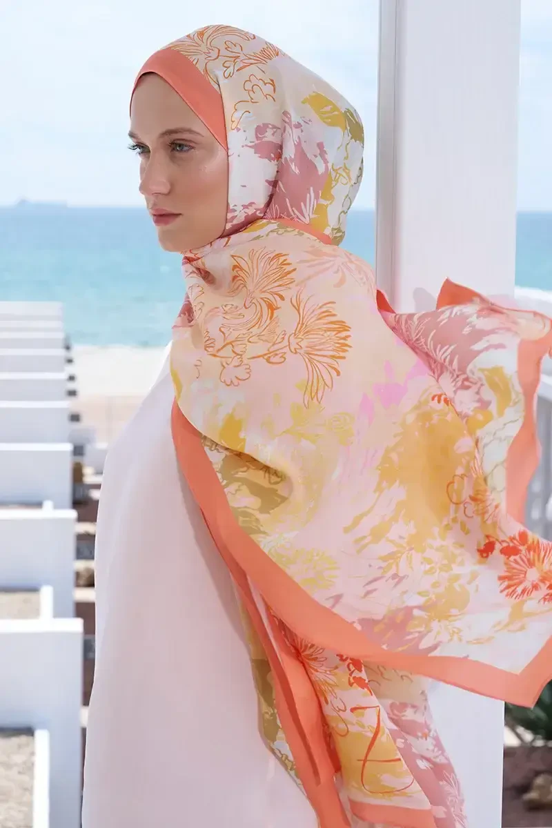 Curated Paradise Şal - Yavruağzı - ED Scarf