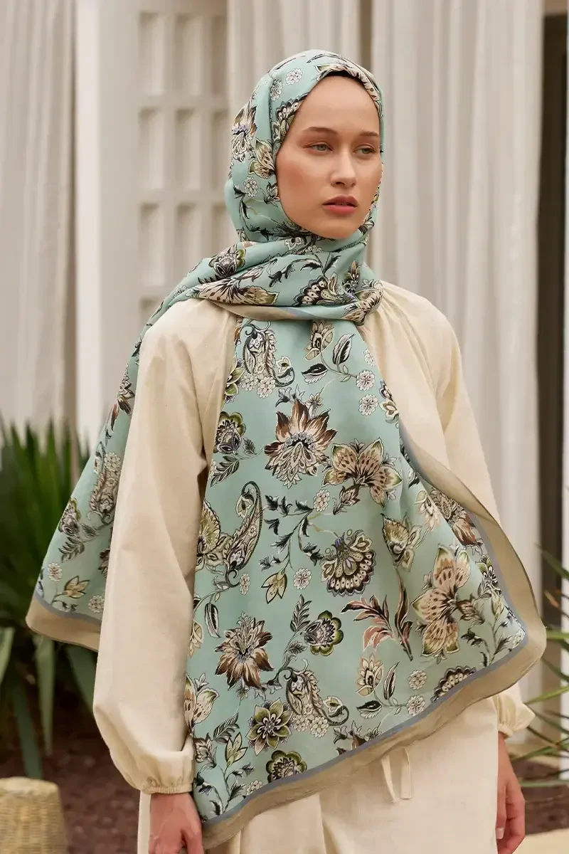 Curated Vintage Şal - Mint - ED Scarf