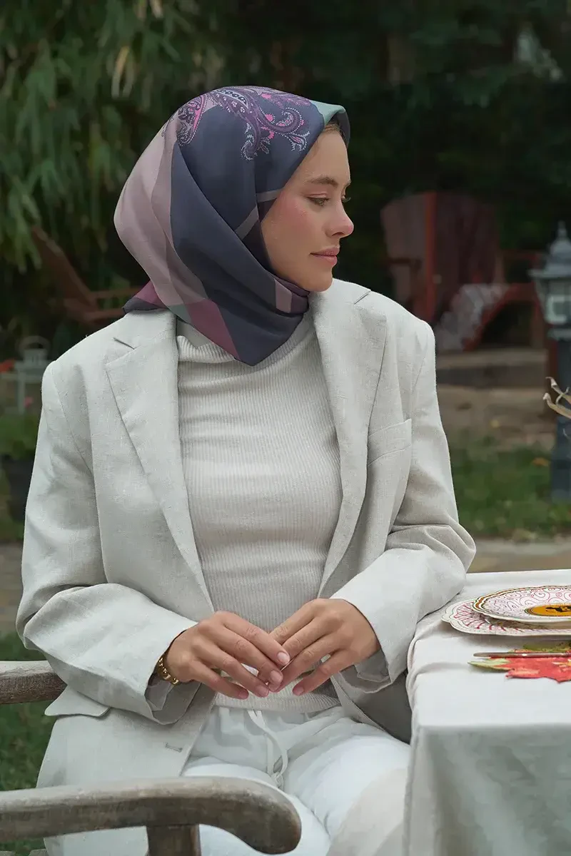 Elite Modal Eşarp - Mürdüm