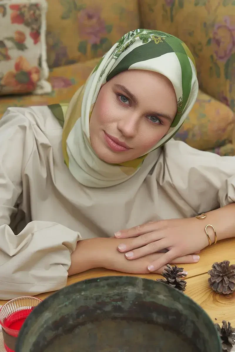 Elite Modal Eşarp - Yeşil - ED Scarf