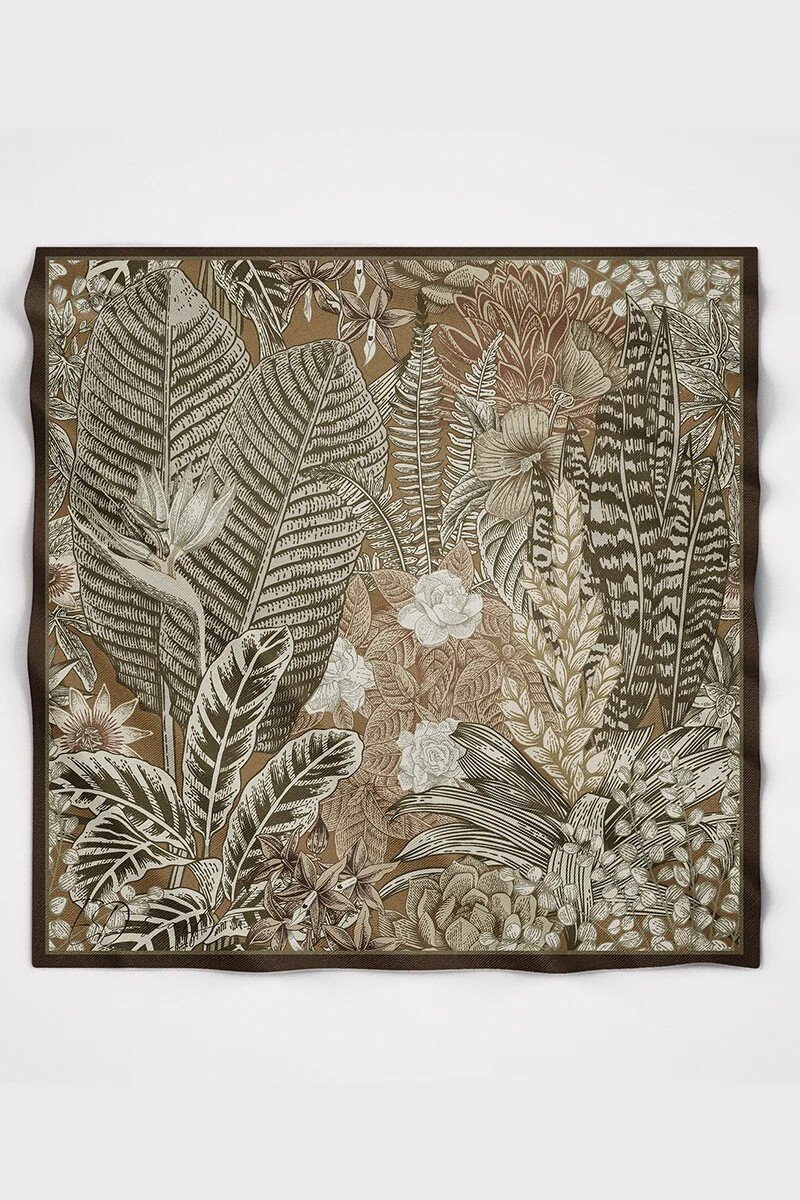 Elysium Modal Eşarp - Kahve - ED Scarf