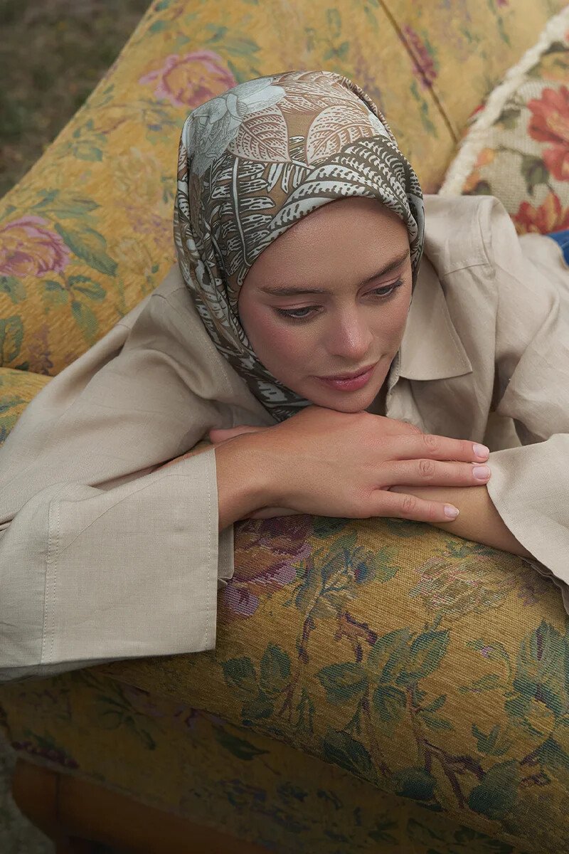 Elysium Modal Eşarp - Kahve - ED Scarf