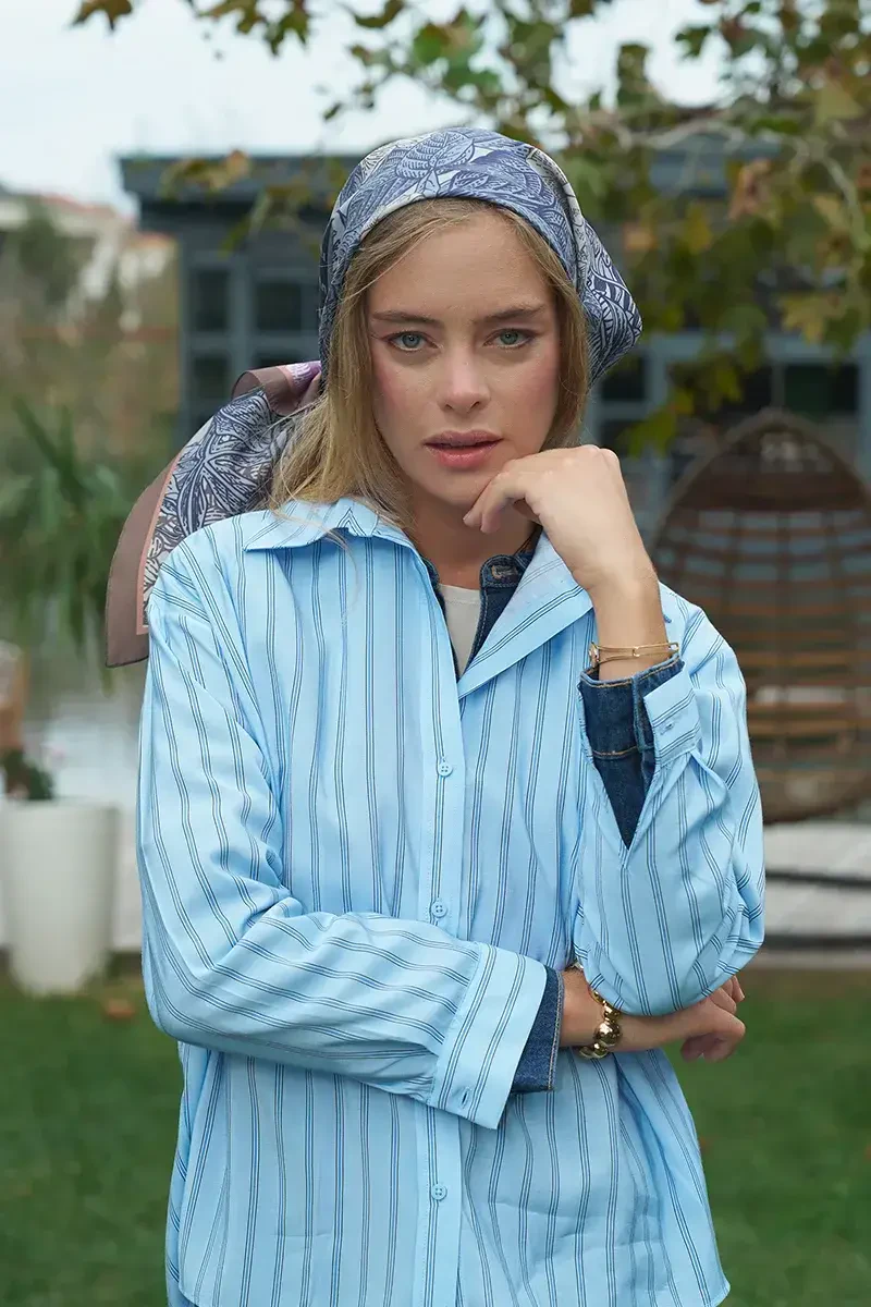 Elysium Modal Eşarp - Lacivert - ED Scarf