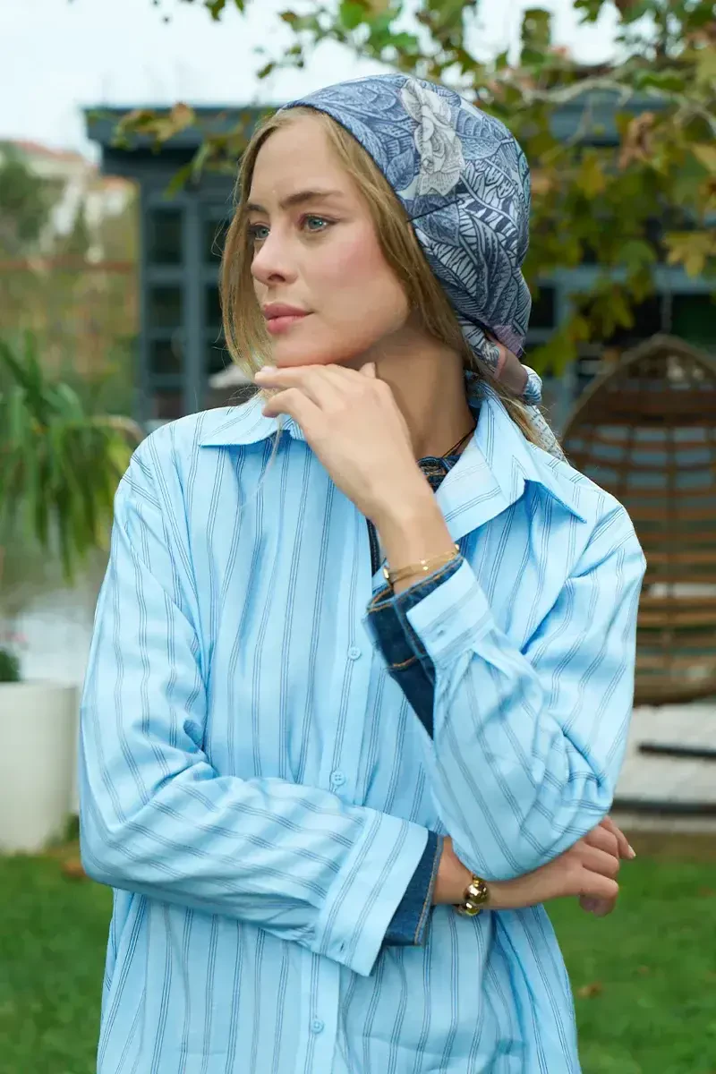 Elysium Modal Eşarp - Lacivert - ED Scarf