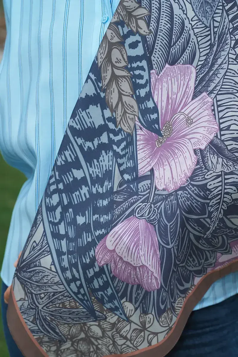 Elysium Modal Eşarp - Lacivert - ED Scarf