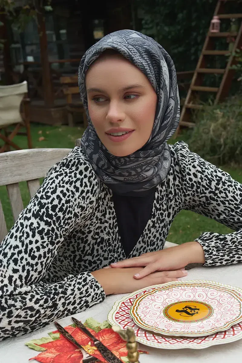 Elysium Modal Eşarp - Siyah - ED Scarf