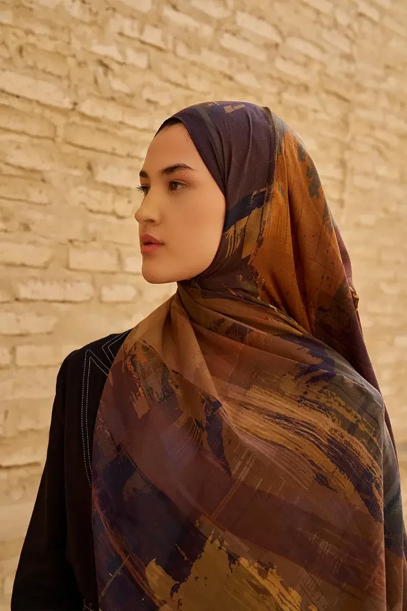 Fearless Pamuk Modal Şal - Acı Kahve - ED SCARF