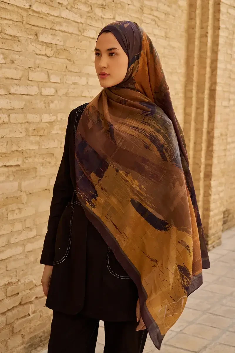 Fearless Pamuk Modal Şal - Acı Kahve - ED SCARF