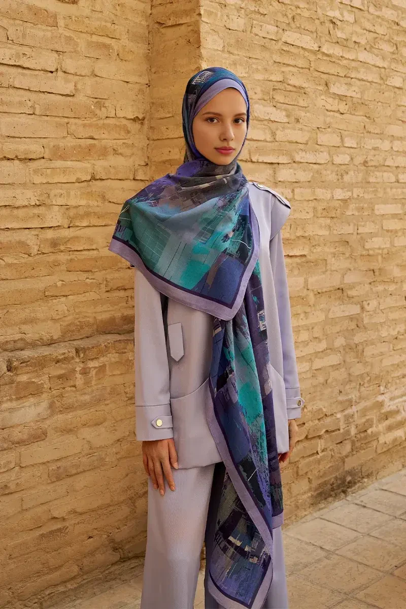 Fearless Pamuk Modal Şal - Lilac - ED SCARF