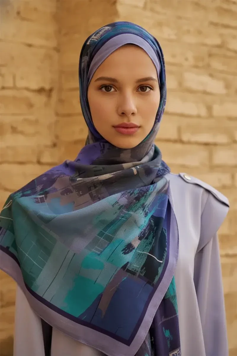 Fearless Pamuk Modal Şal - Lilac - ED SCARF