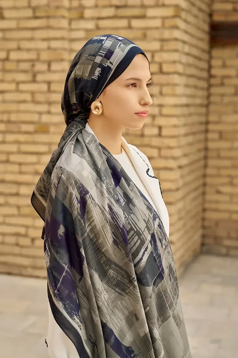 Fearless Pamuk Modal Şal - Siyah - ED SCARF