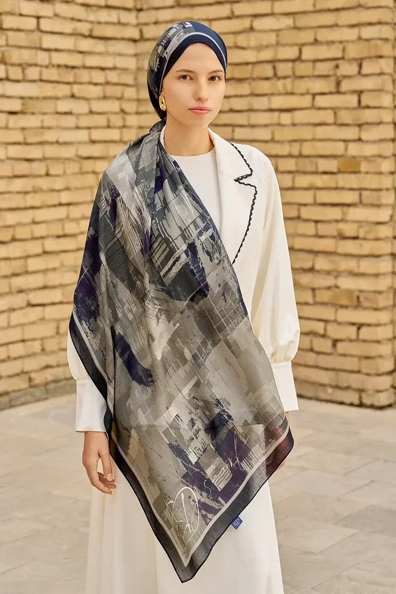 Fearless Pamuk Modal Şal - Siyah - ED SCARF