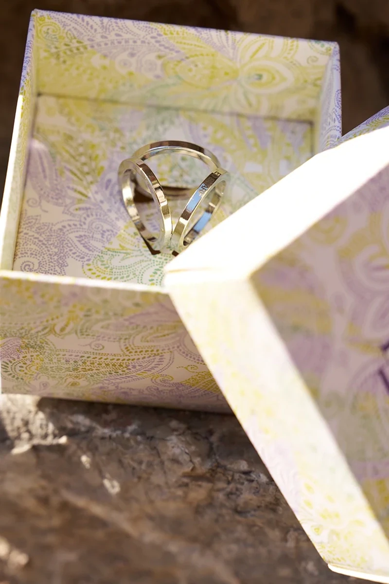 Gümüş Şal / Eşarp Yüzüğü - ED SCARF