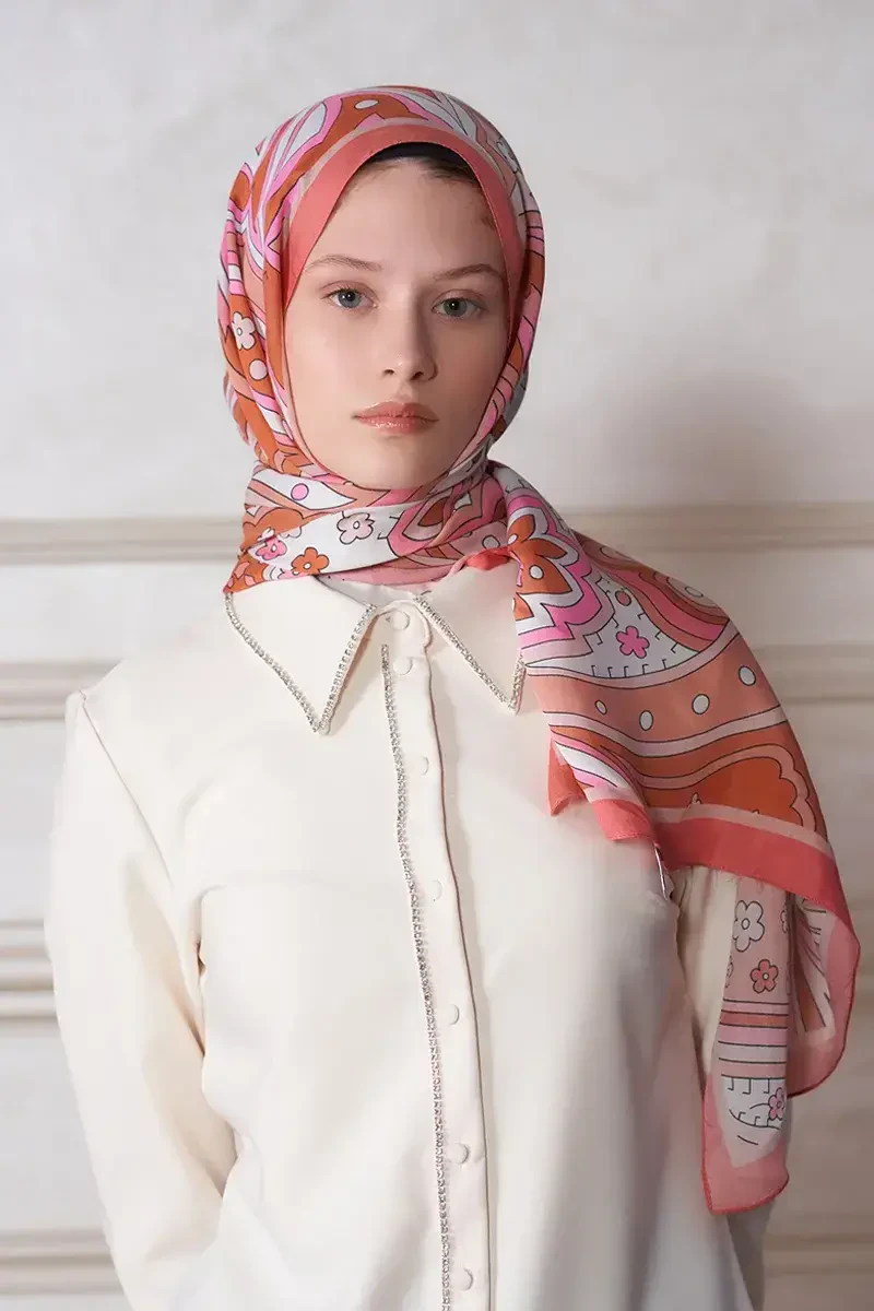 Heritage Nefha Şal - Pembe