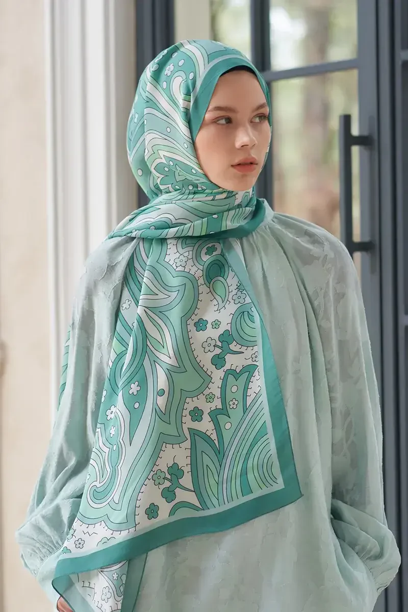 Heritage Nefha Şal - Yeşil - ED Scarf