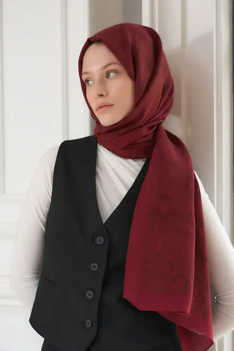 Heritage Saye Şal - Bordo - ED Scarf