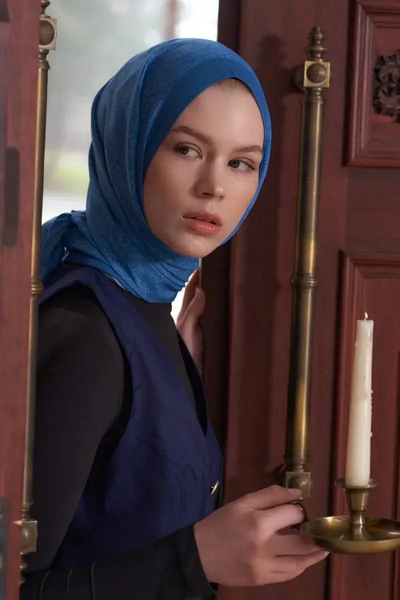 Heritage Saye Şal - İndigo - ED Scarf