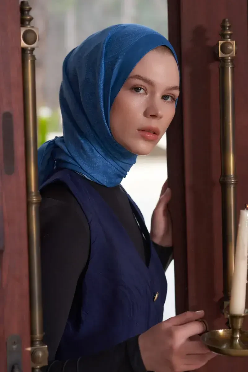 Heritage Saye Şal - İndigo - ED Scarf