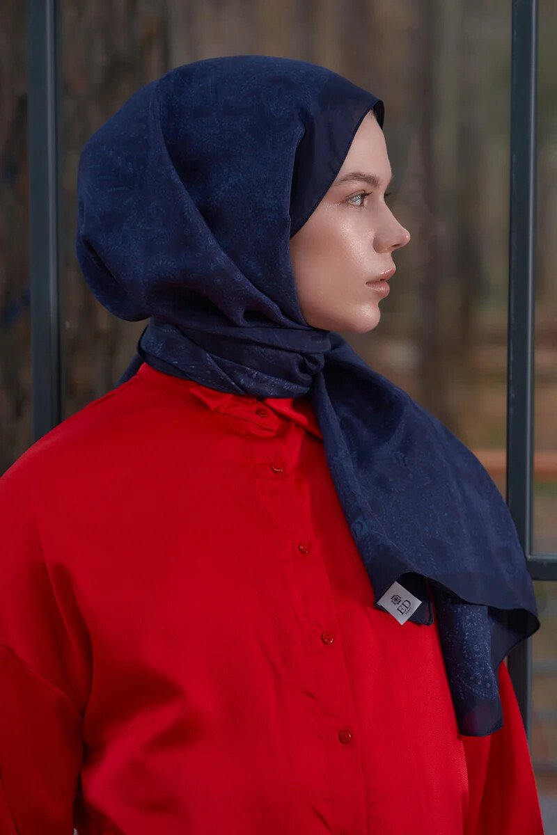 Heritage Saye Şal - Lacivert - ED Scarf