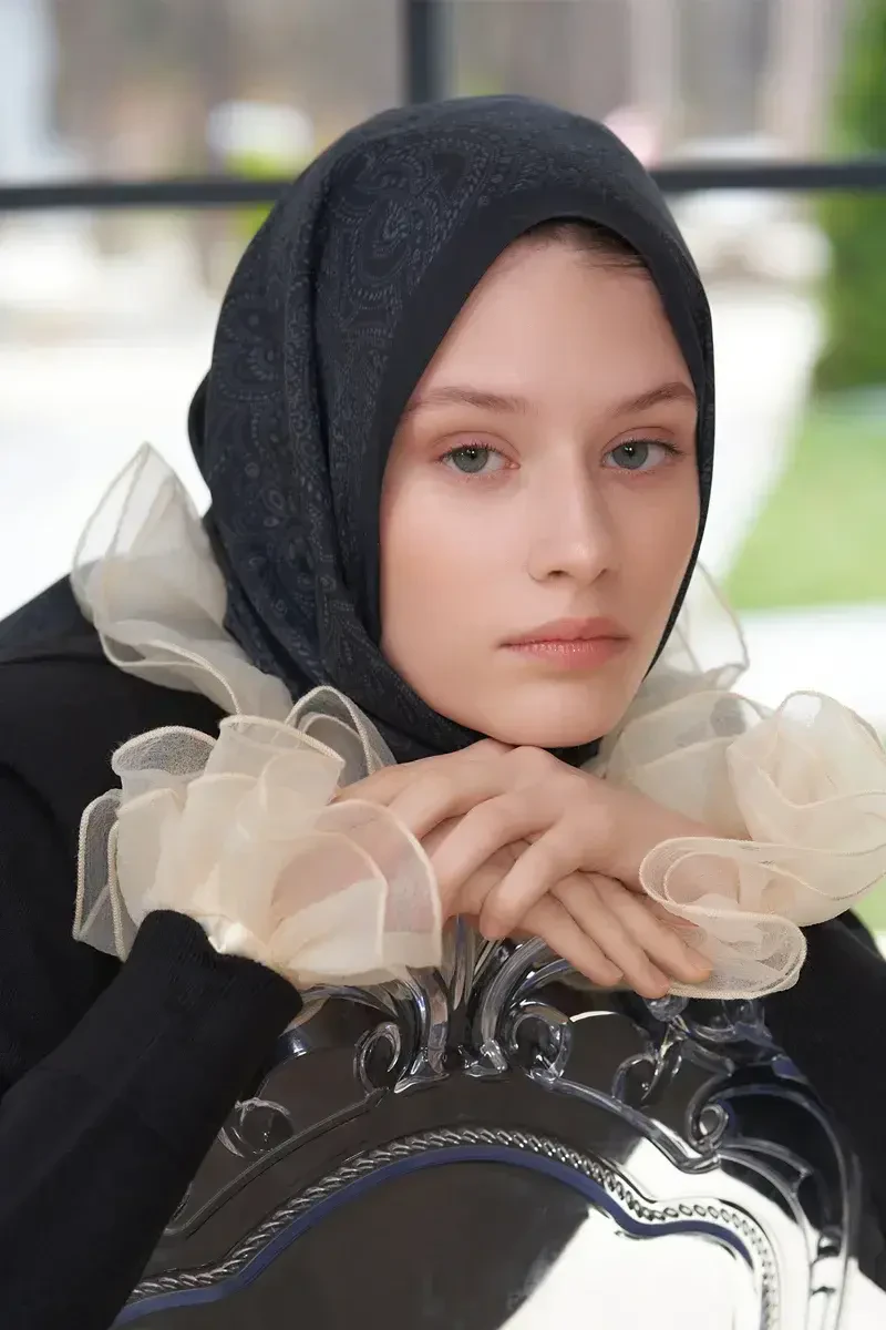 Heritage Saye Şal - Siyah - ED Scarf