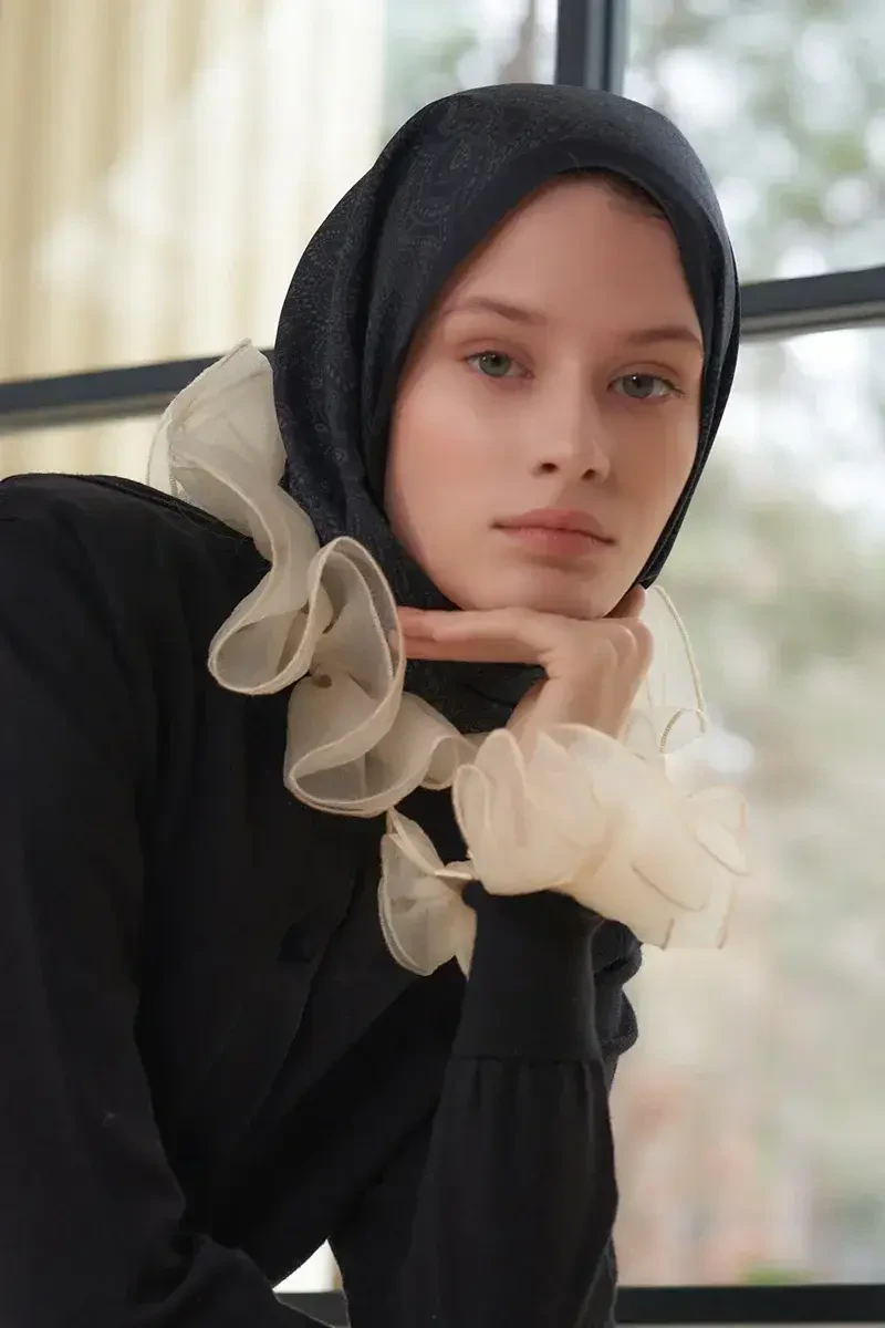 Heritage Saye Şal - Siyah - ED Scarf