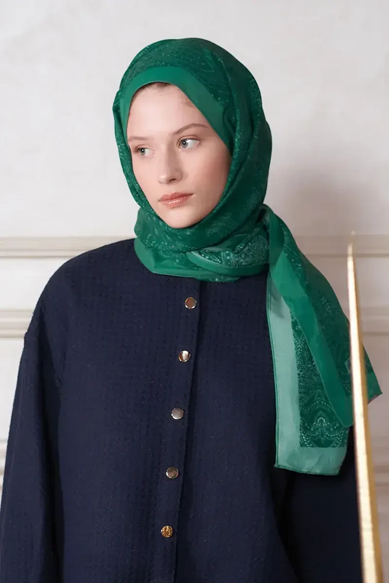 Heritage Saye Şal - Yeşil - ED Scarf