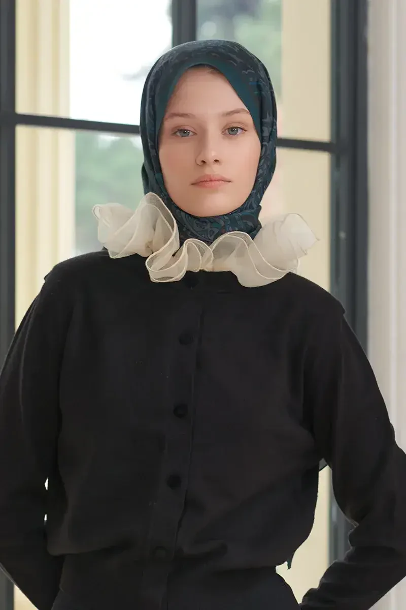 Heritage Visal Şal - Koyu Yeşil - ED Scarf