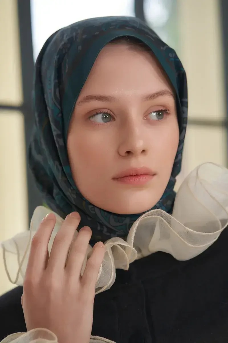 Heritage Visal Şal - Koyu Yeşil - ED Scarf